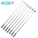 IKOKY Horse Eye Stimulation Metal Urethral Catheter Adult Products Sex Toys for Men Male Urethral Dilator Penis Plug Sounding