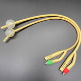 10pcs Latex Foley Catheter 2 Way Silicone Coated Plastic Valve Urology penis Urethral Catheter sizes Fr6 -Fr24  CE and FDA