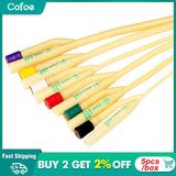 Cofoe 5pcs disposable urinary catheter medical sterilization two way Latex Foley Catheter urine catheter with soft valve