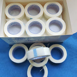 12pcs 1.25cm 2.5cm * 4.5m easy to tear non-woven cloth covering adhesive tape ventilating wound fixing care paper tape wound