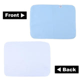 2pcs 45 * 60cm Reusable Incontinence Bed Pads 4 Layers Washable Pad Absorbent Pad For Adults Incontinence Pad Baby Bedwetting