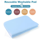 2pcs Reusable Incontinence Bed Pads 4 Layers Washable Pad Absorbent Pad For Adults Incontinence Pad Baby Bedwetting 45 * 60cm