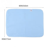 2pcs Reusable Incontinence Bed Pads 4 Layers Washable Pad Absorbent Pad For Adults Incontinence Pad Baby Bedwetting 45 * 60cm