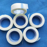 12pcs 1.25cm 2.5cm * 4.5m easy to tear non-woven cloth covering adhesive tape ventilating wound fixing care paper tape wound