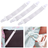 4Pcs/lot Bed Sheet Grippers Nonslip Blanket Mattress Cover Sofa Bed Fasteners Elastic Clip Holders