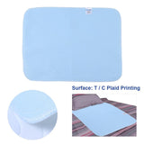 2pcs 45 * 60cm Reusable Incontinence Bed Pads 4 Layers Washable Pad Absorbent Pad For Adults Incontinence Pad Baby Bedwetting