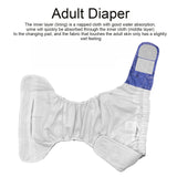 Nappy Reusable Elderly Adult Diaper Adjustable Washable Care Pants Incontinence