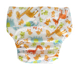 XL Cloth Nappy Child Teenager Adult Incontinence waterproof - CUTE ANIMALS