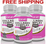 3 x Collagen - 180 Capsules - Anti Aging | Healthy Skin | Strong Nails Powder