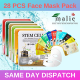 28x Moisture Essence Face Mask Pack Sheet Facial Skin Care Korea Beauty Cosmetic