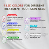 LED Light Photon Face Mask Rejuvenation Skin Facial Wrinkle Therapy 7 Colour