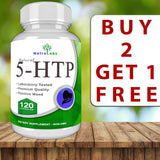 5 HTP 120 TABLETS - 100mg - SLEEP - ANXIETY - SUPPORT STRESS RELIEF - TENSION