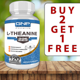 L-Theanine 120 capsules - 225mg - Stress - Anxiety - Relaxation - Focus