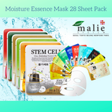 28x Moisture Essence Face Mask Pack Sheet Facial Skin Care Korea Beauty Cosmetic