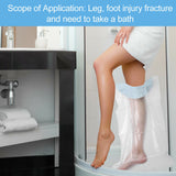 Leg Cast Cover Wound Fracture Feet Waterproof Cast Bag Bandage Bath Protector