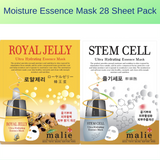 28x Moisture Essence Face Mask Pack Sheet Facial Skin Care Korea Beauty Cosmetic