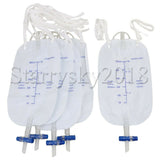 5pcs Urinary Incontinence Urine Collector External Catheters Leg Bags 500ml