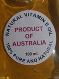 VITAMIN E OIL, 100% NATURAL OIL, ANTI AGEING, AUSTRALIAN, FREE SHIPPING/POSTAGE