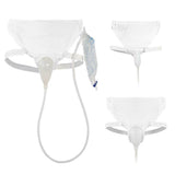 Female/Male Incontinence Pee Urine SILICONE Collector With Catheter & Urine Bags