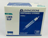 LIV Syringe 1ml 3ml 5ml 10ml 20ml 30ml 50ml 60ml Luer Slip / Lock / Catheter Tip