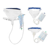 Female/Male Incontinence Pee Urine SILICONE Collector With Catheter & Urine Bags