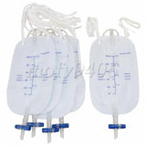 5pcs 500ml Plastic Incontinence Urinary Drainage External Catheters Leg Bag